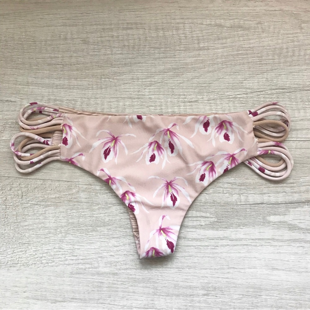 Acacia Swimwear. Pikake bottom- Pink Island Orchid
